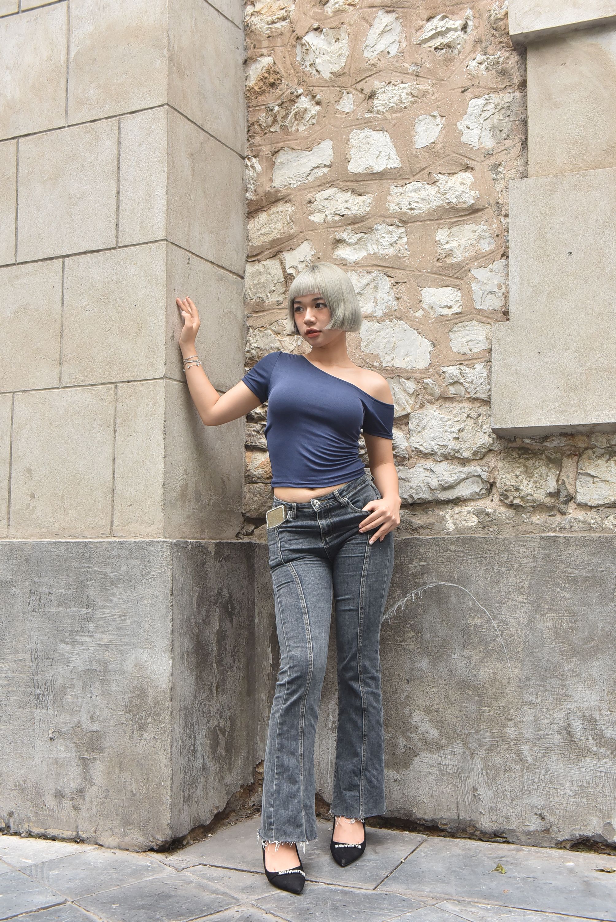 Calça Flare Jeans