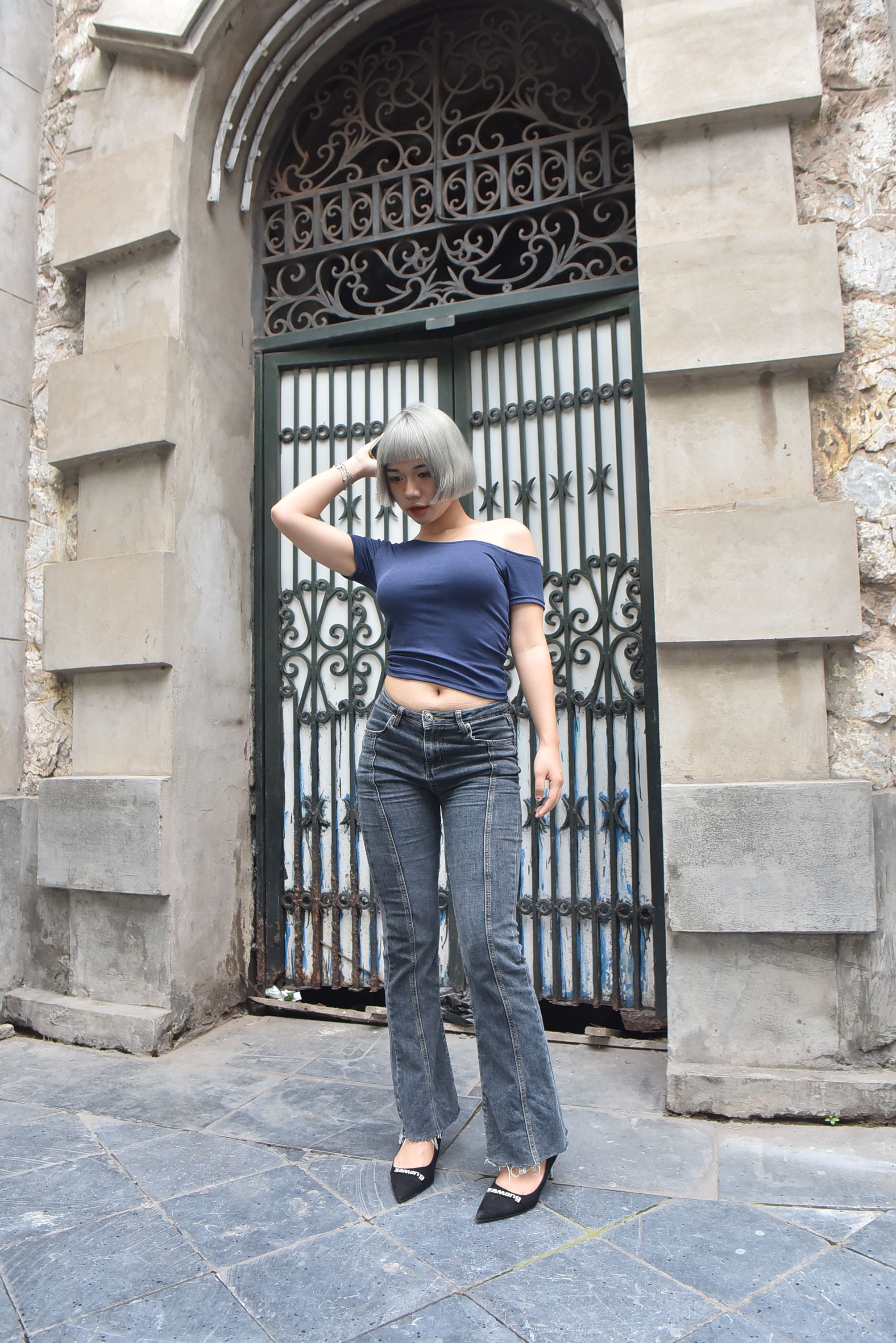 Calça Flare Jeans