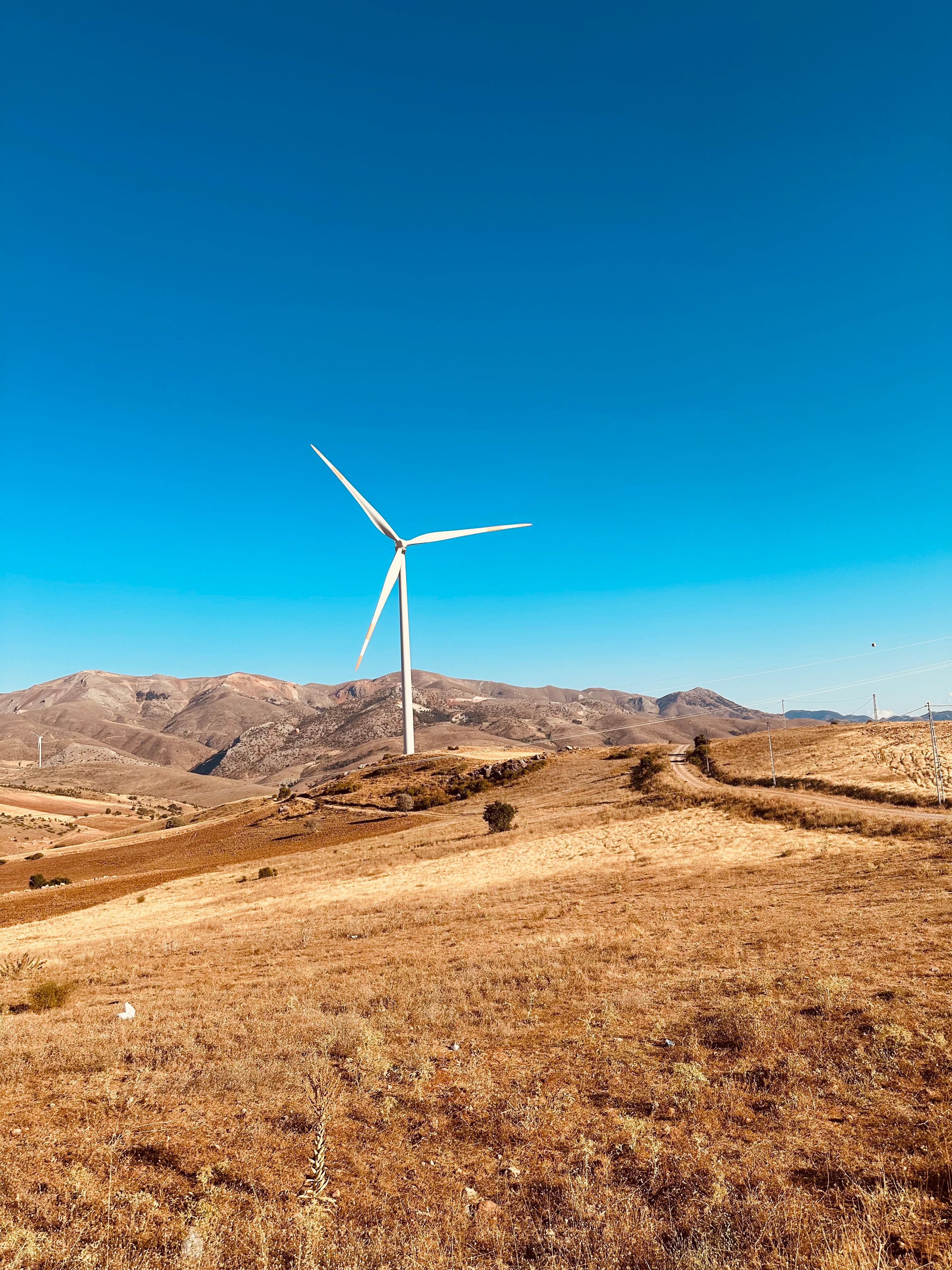 Foto de stock gratuita sobre aerogenerador, al aire libre, amigable con ...