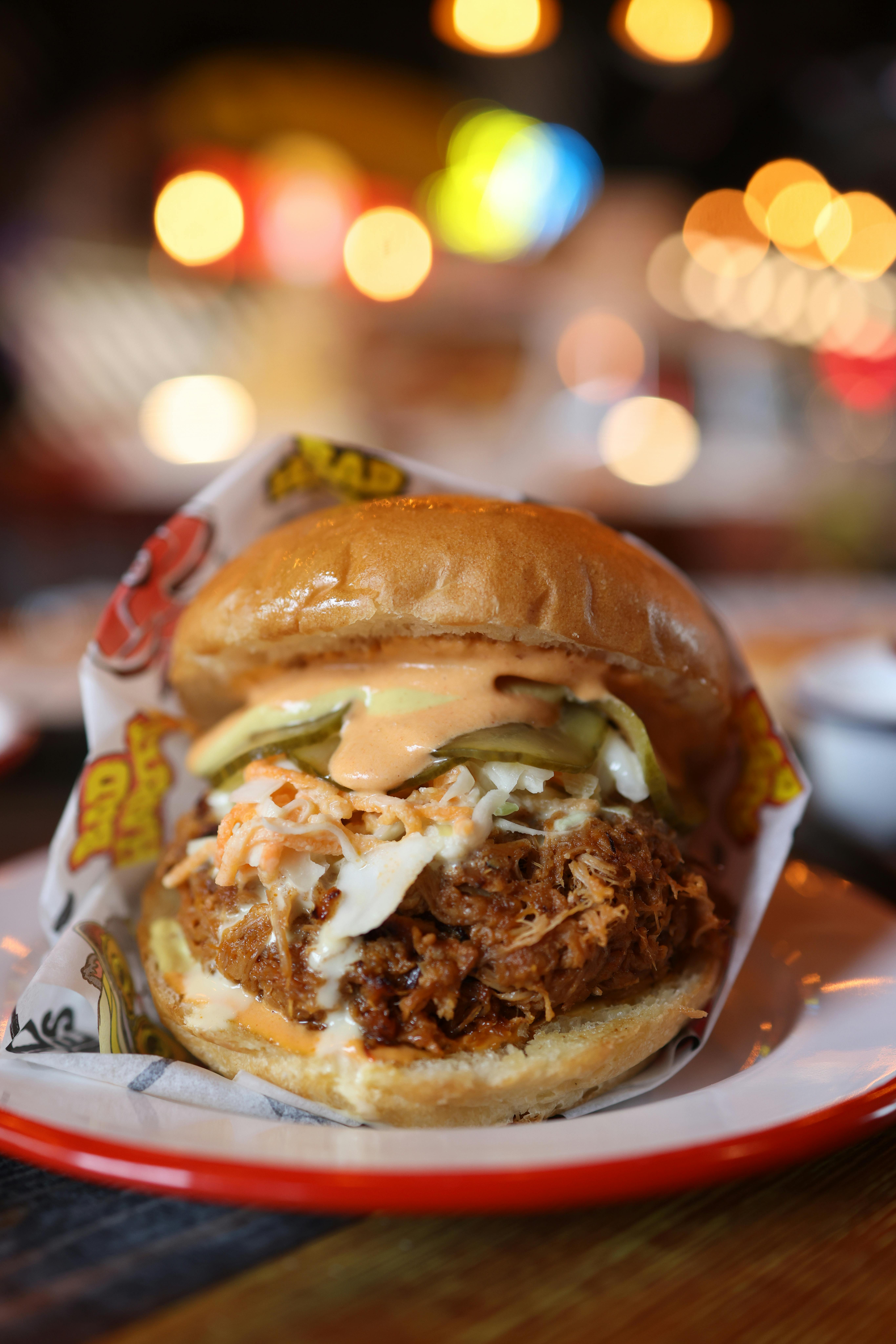 BBQ Chicken Thigh Sandwiches