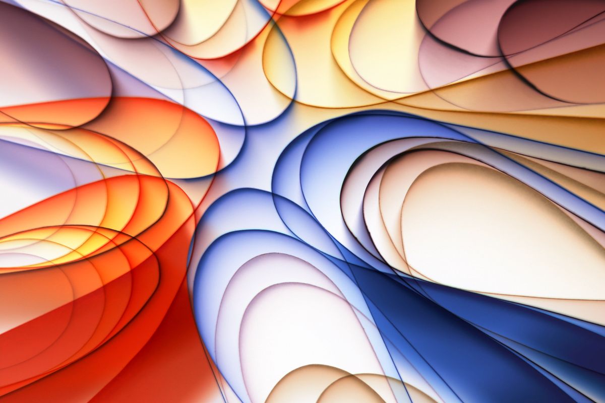 Vibrant Abstract Folded Paper Art Design · Free Stock Photo