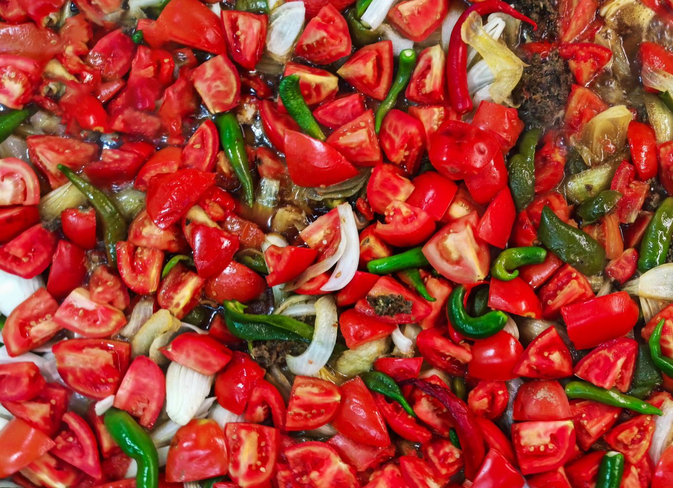 Crispy Ratatouille with Caramelized Onions