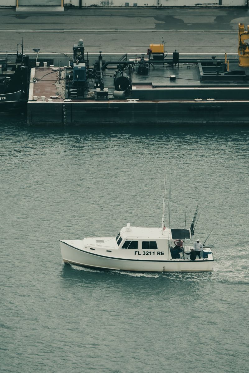 Fishing boat at Cape Canaveral Harbor, Port Canaveral