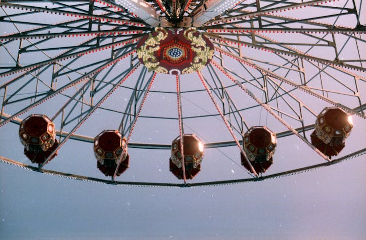 Low-angle Photography Of Amusement Ride