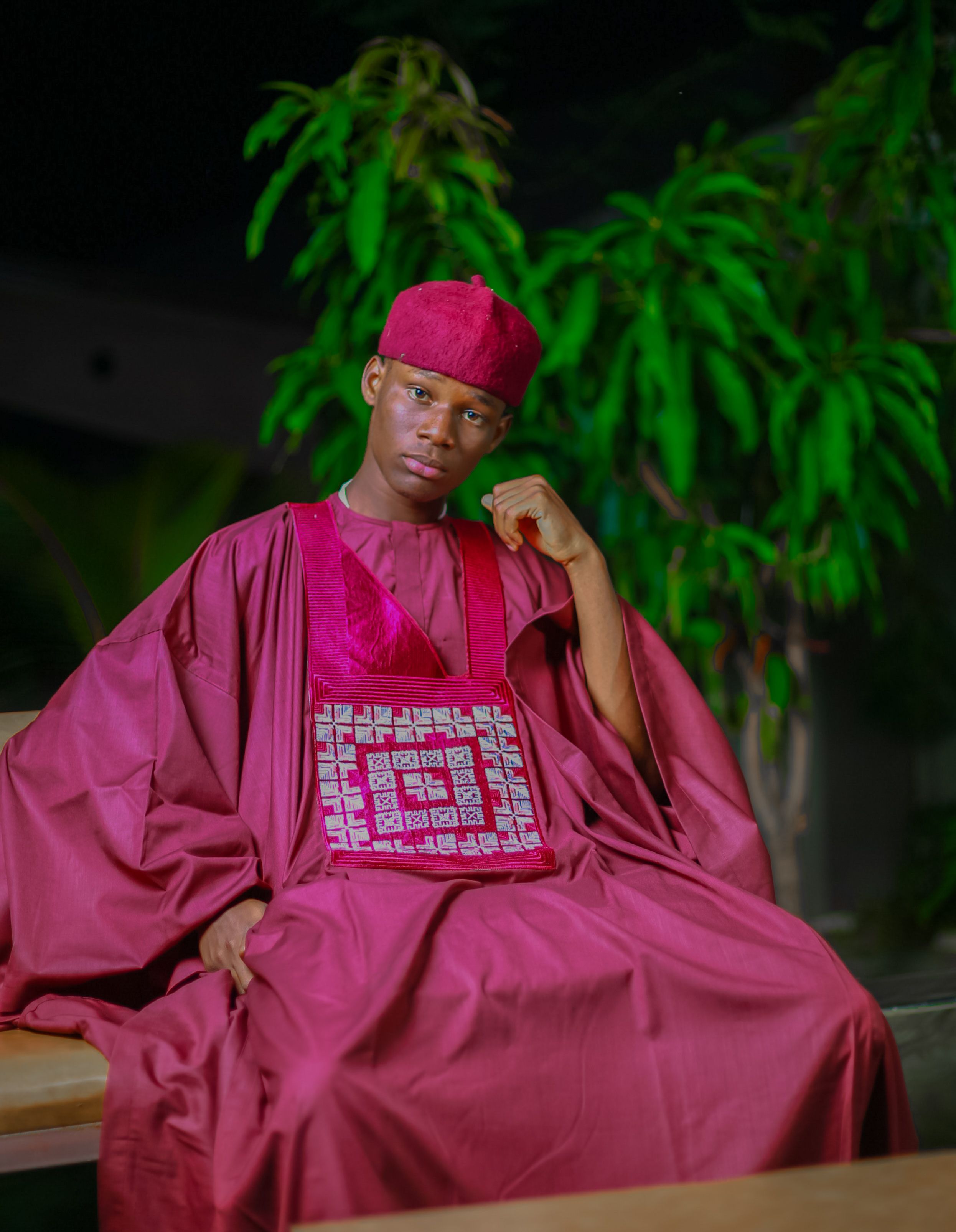 Elegant Portrait of a Man in Traditional Attire · Free Stock Photo