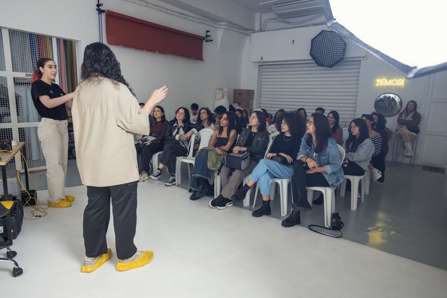Participants listening attentively during a workshop