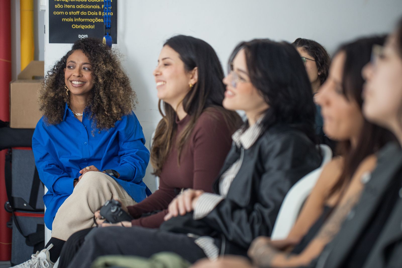 Diverse women participating in a learning and training session