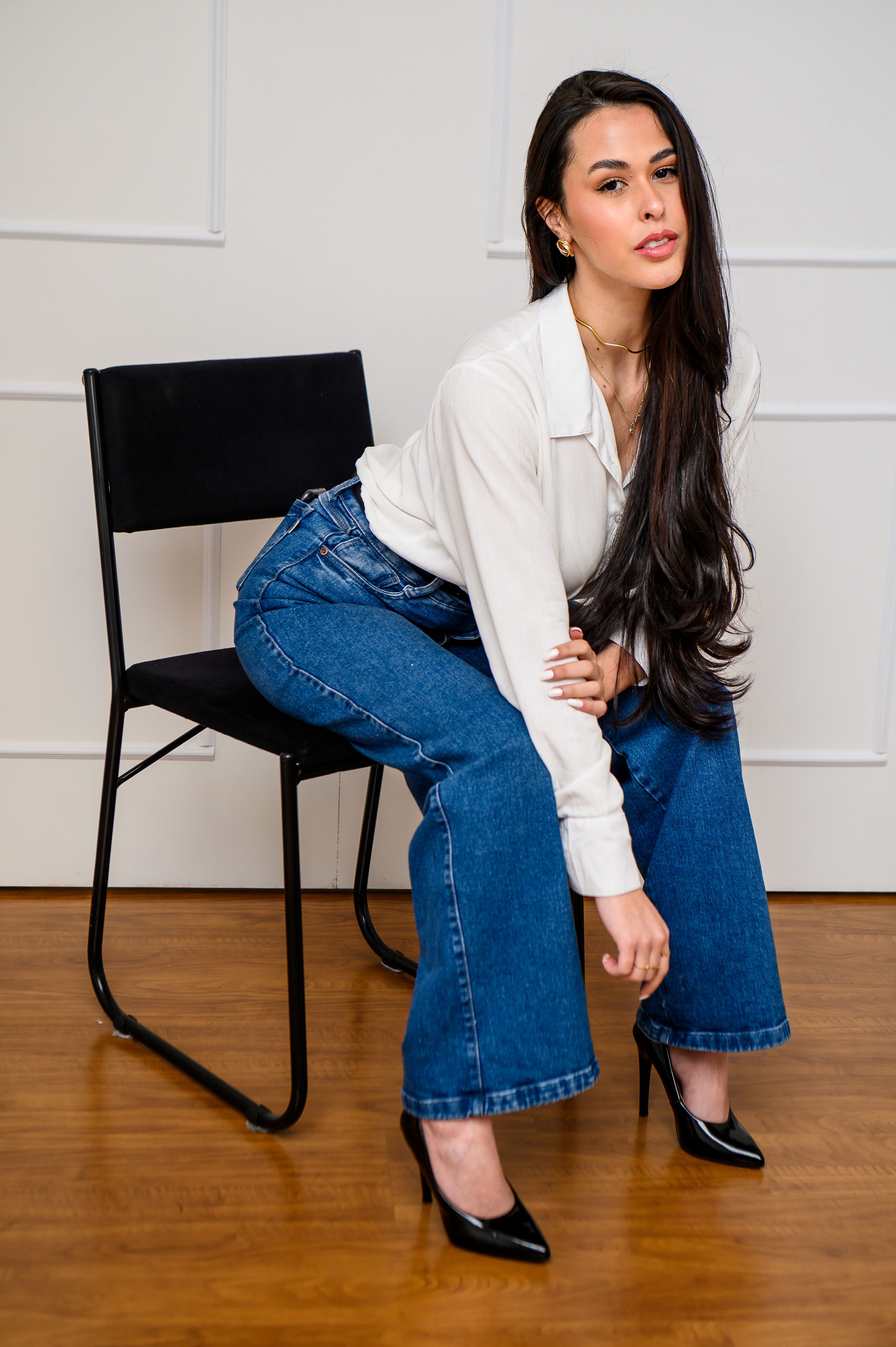 Calça Flare Jeans