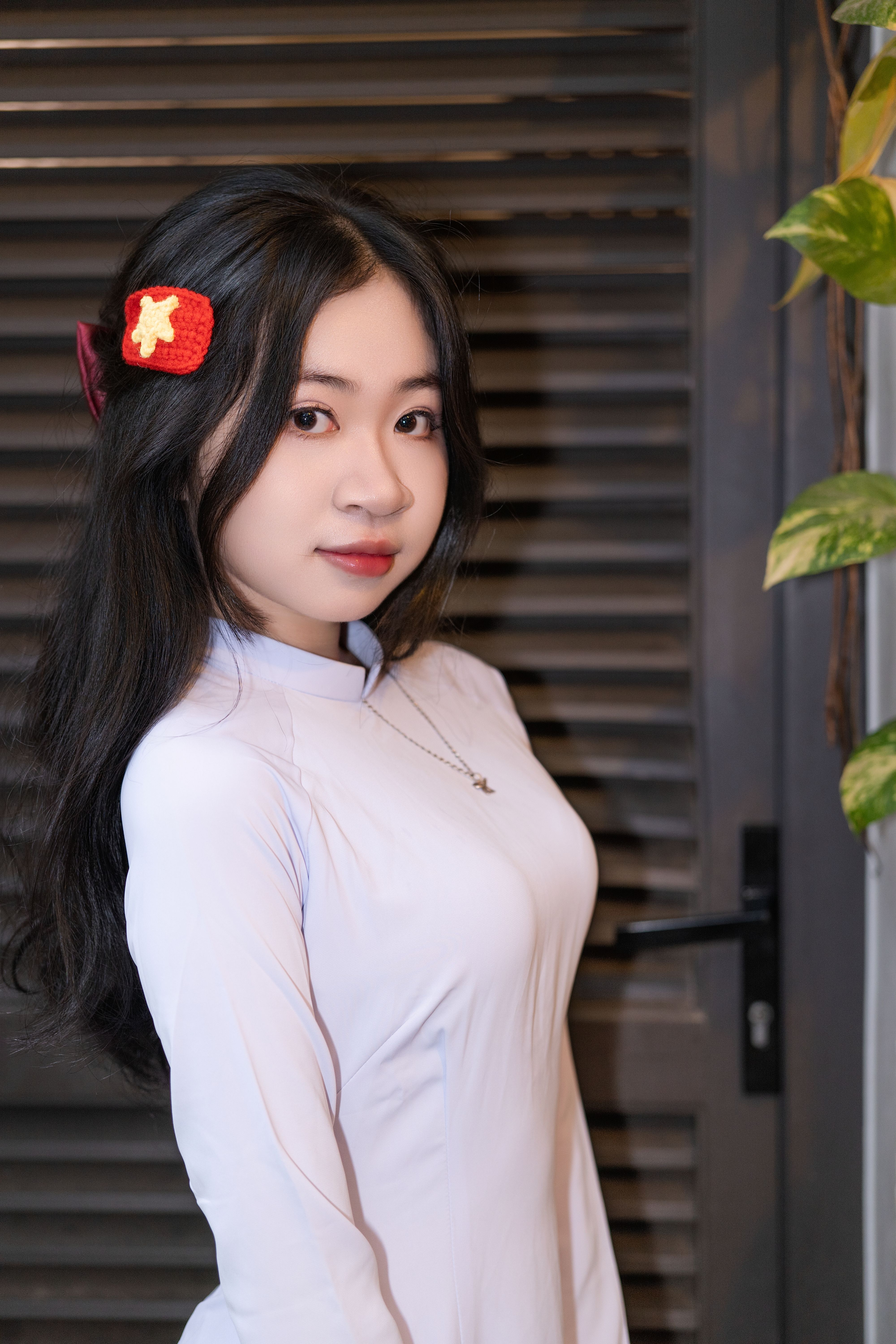 Portrait of a Young Woman in Traditional Attire · Free Stock Photo