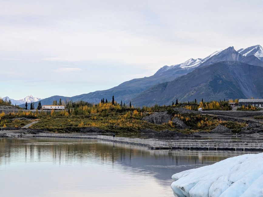 Incredible Wildlife Safari and Beach Campfire from Ketchikan Review: An Unforgettable Alaska Expedition Review 2026 - A breathtaking view of mountains and lake with reflections, showcasing autumn colors.
