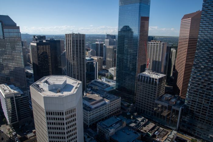 Office towers in a downtown district, photo by Andrew Patrick Photo on Pexels