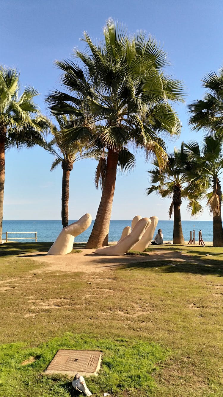 The Open Hand Statue At Fuengirola, Spain