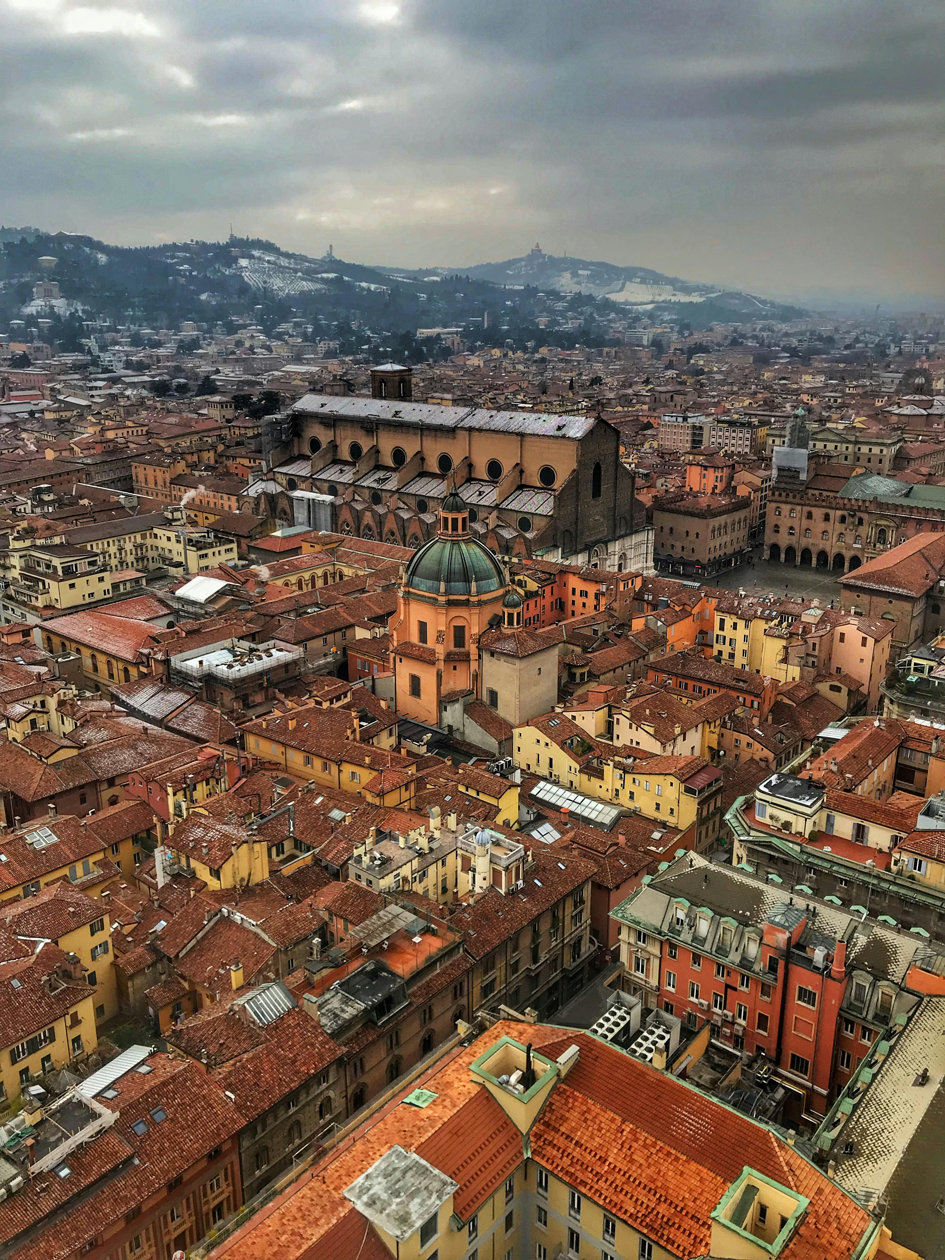 Bird's Eye View Of Town During Daytime Â· Free Stock Photo