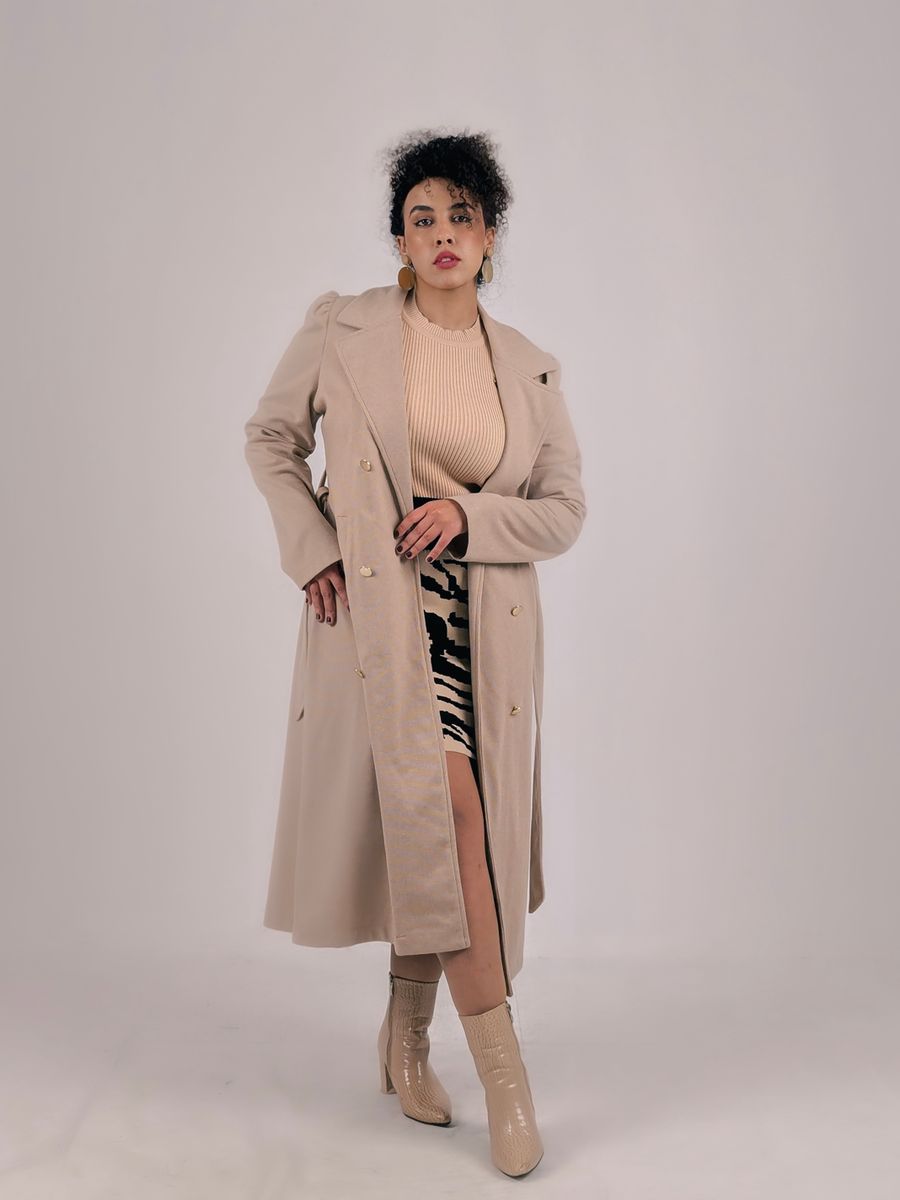 Camel Belted Coat
