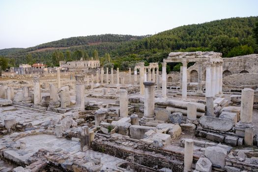 Halicarnassus mausoleum with historian — Bodrum