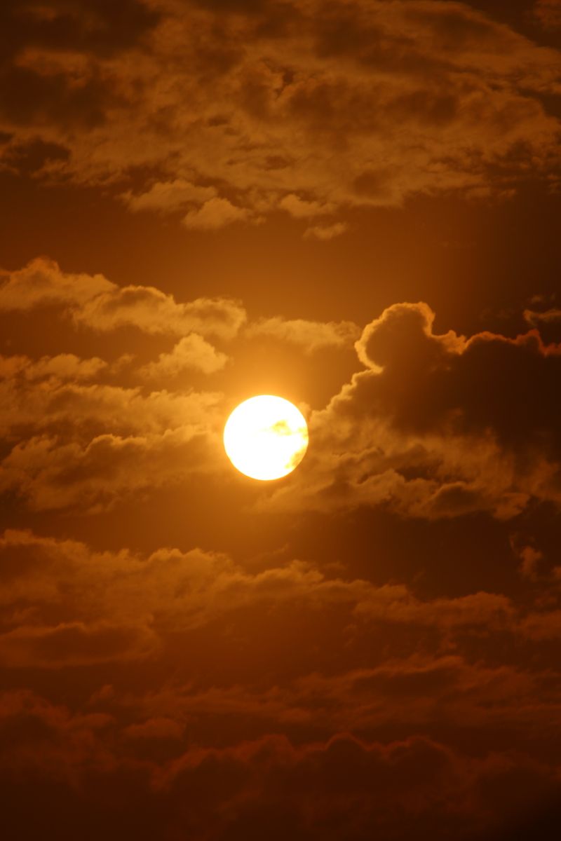 Clouds on Yellow, Sunset Sky · Free Stock Photo