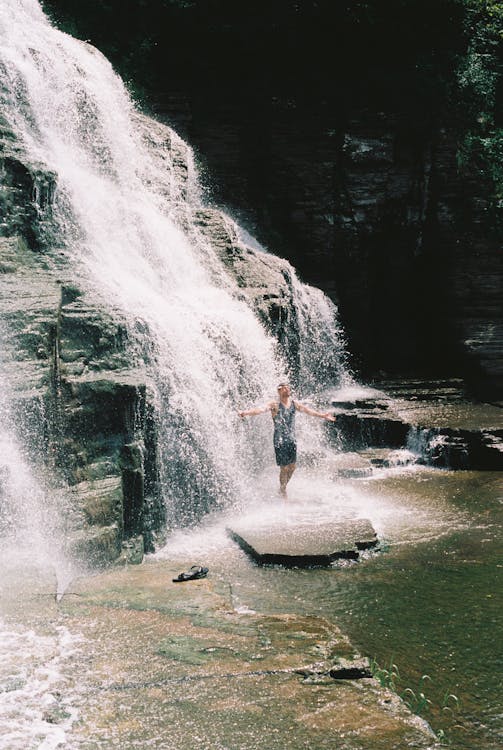 Man Standing on Water