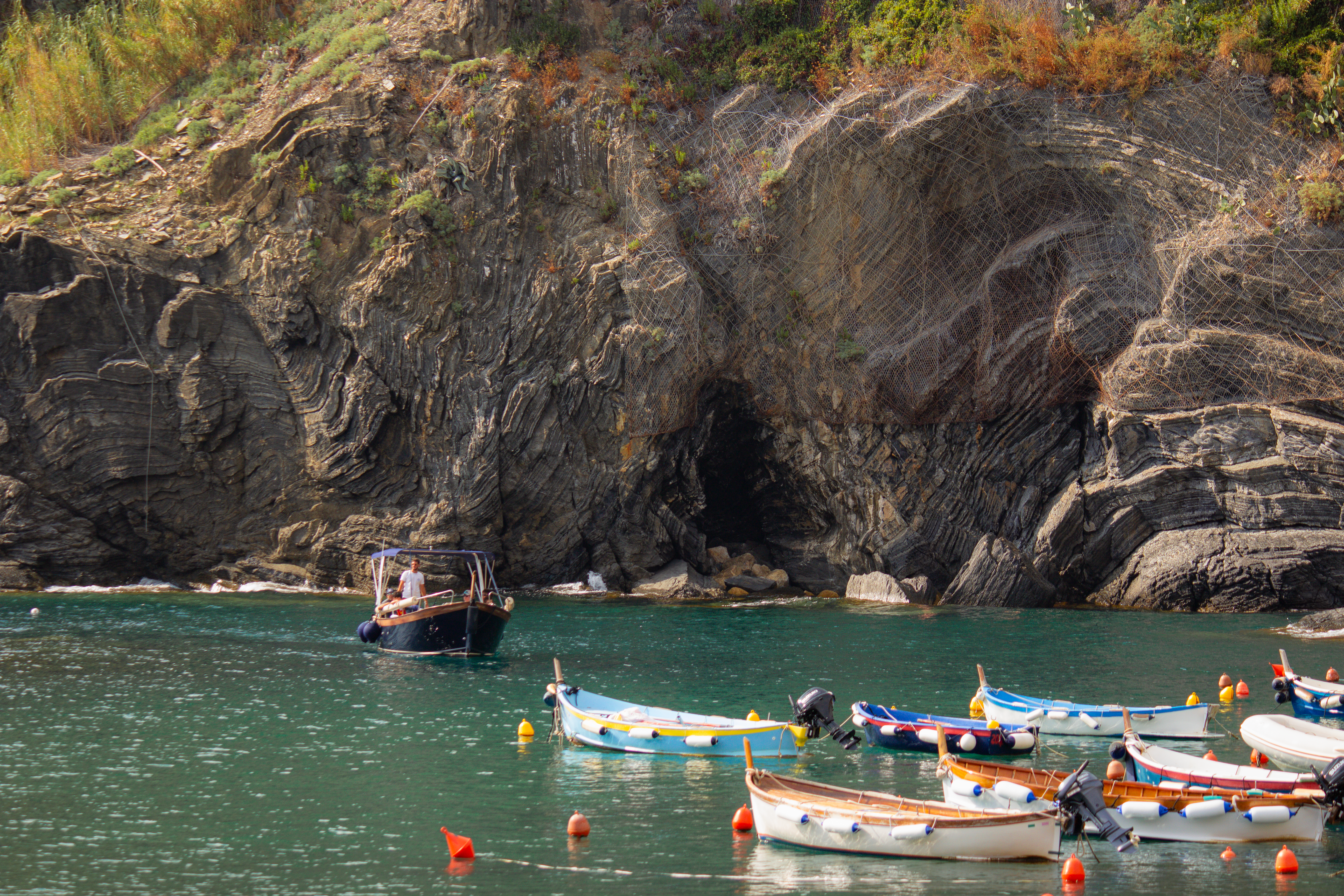 Kayaking the Sea Caves Below Manarola