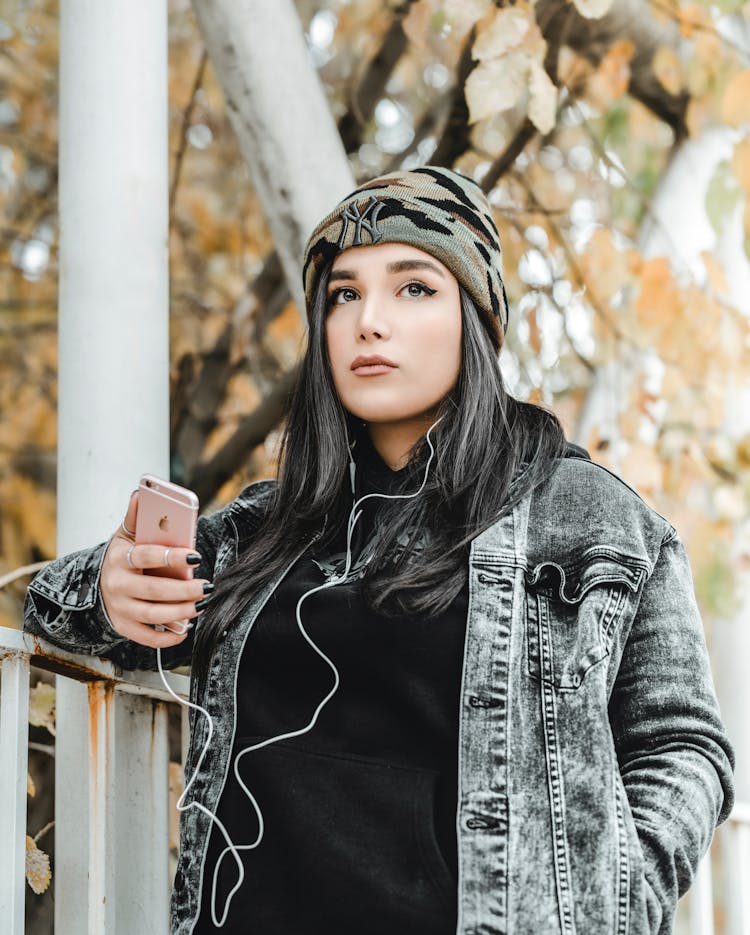 Photo Of Woman Holding Iphone