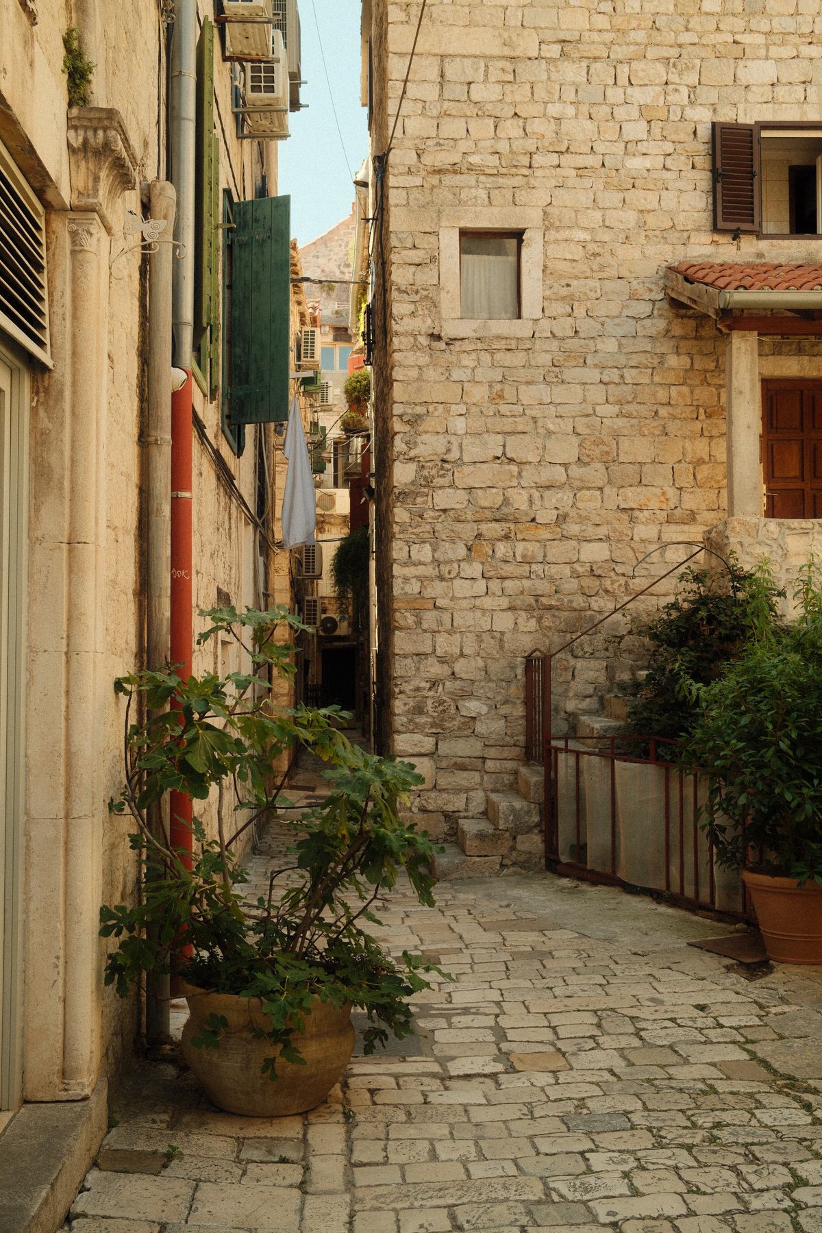 Varoš Split - alee îngustă de piatră