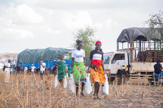 Immagine gratuita di africa, agricoltura, aiuto