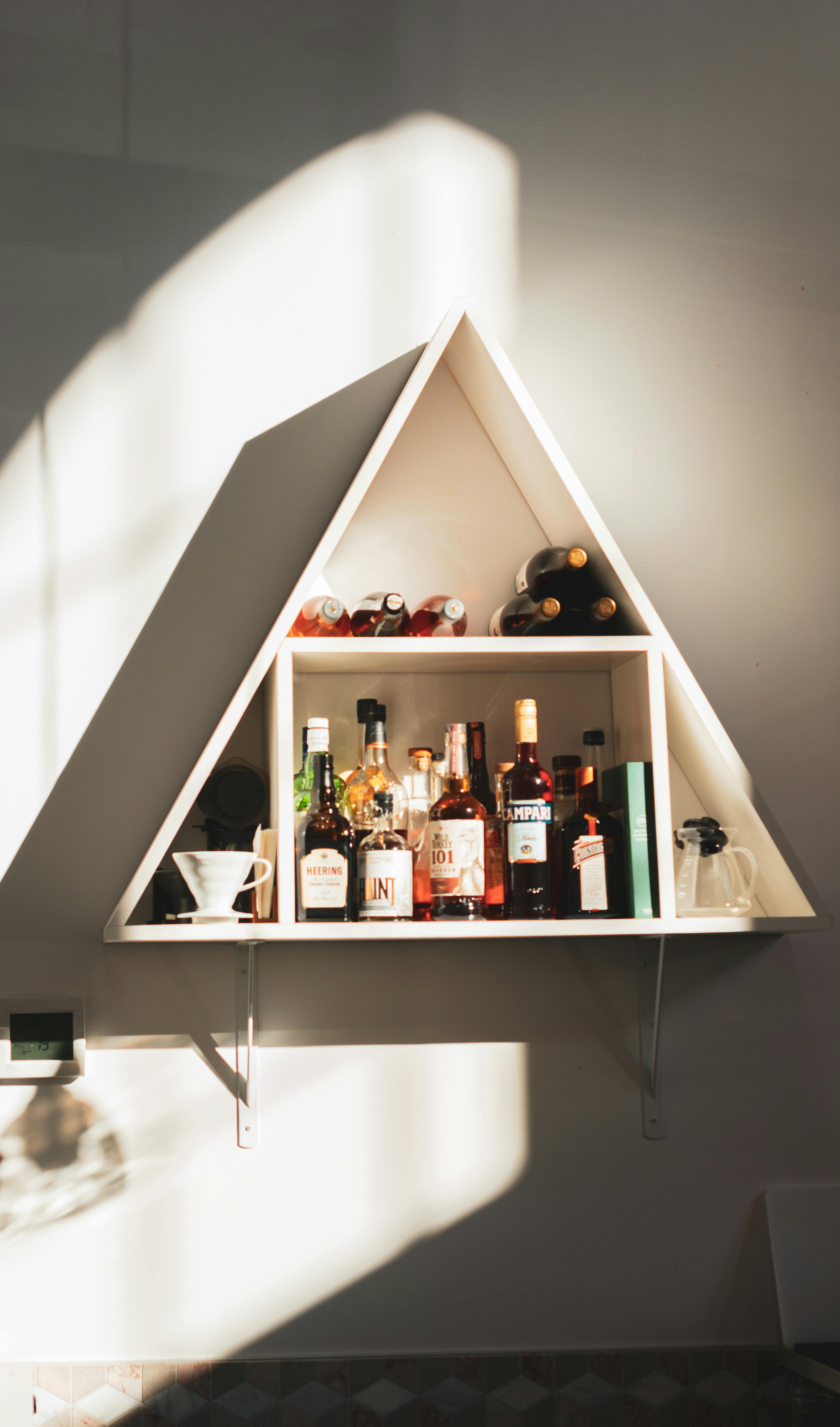 Bottles on Shelf · Free Stock Photo