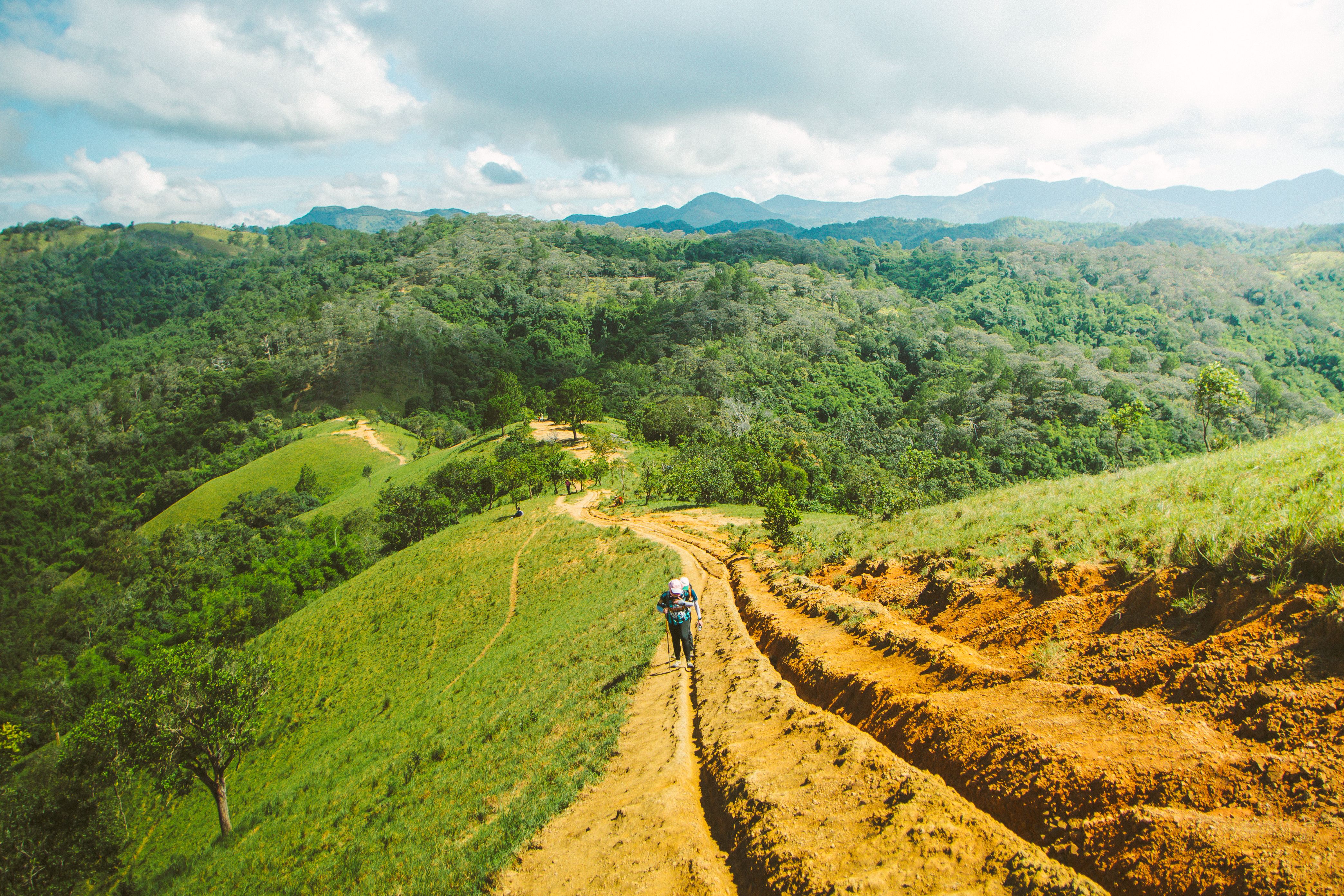 Walk the ridge track toward Guajiquiro