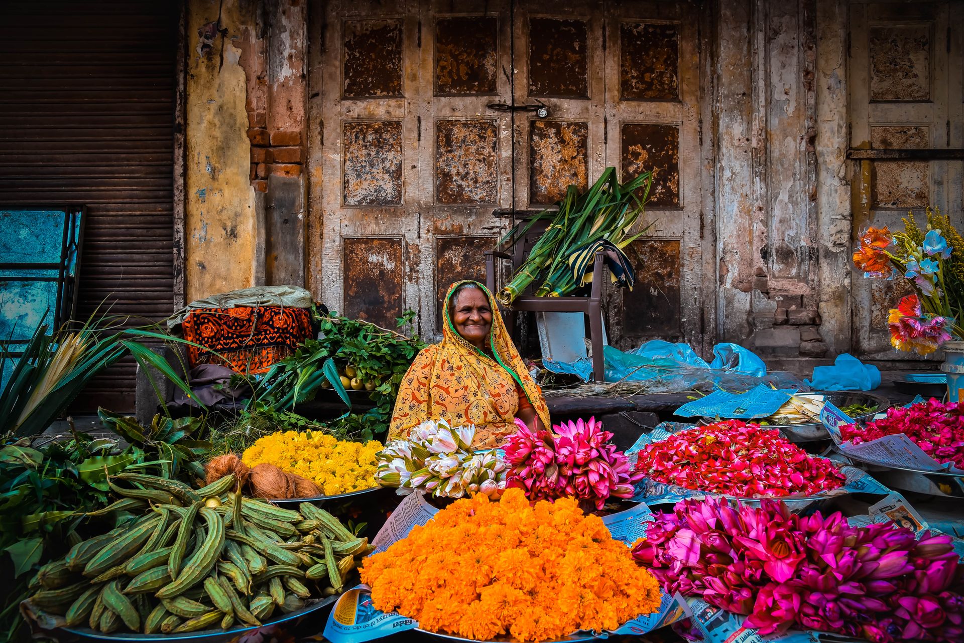 street vegetable shop