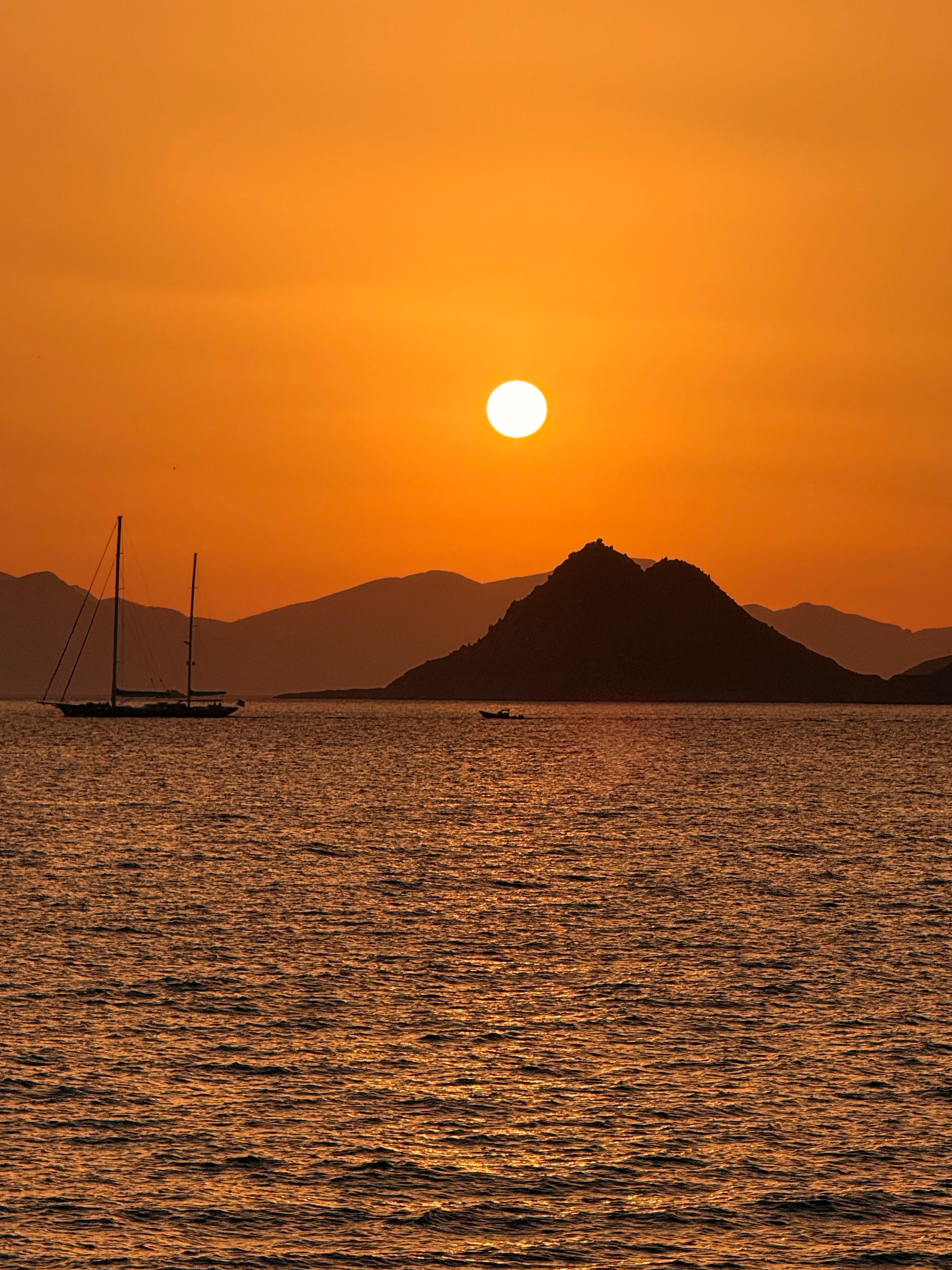 Stunning Sunset Over Serene Ocean Landscape · Free Stock Photo