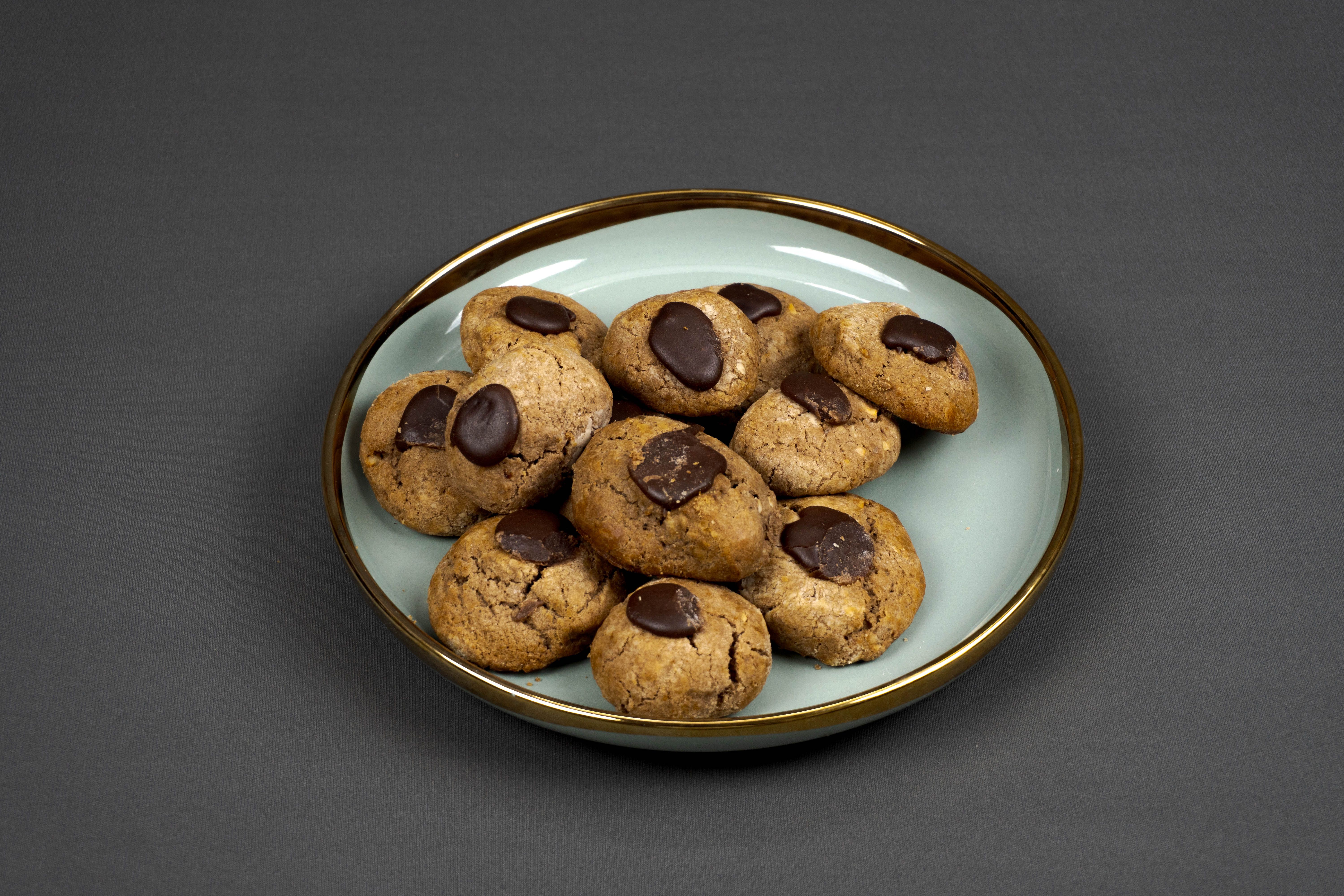 Decadent Chocolate Tahini Cookies in One Bowl
