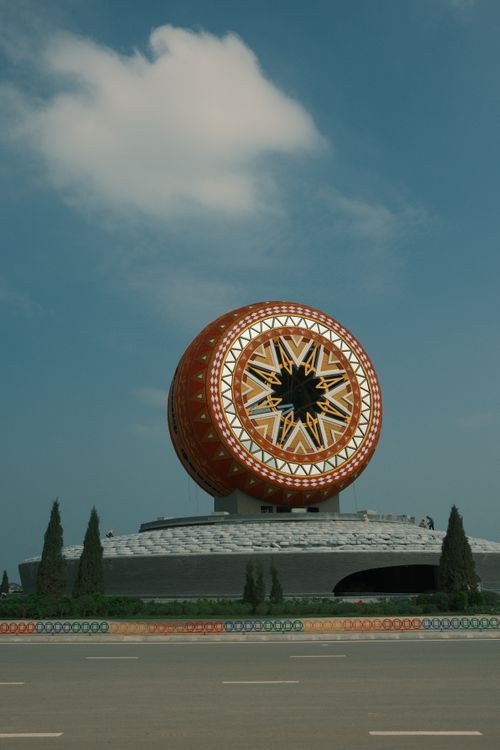 Free Unique cultural landmark with vibrant design in Nam Dinh, Vietnam. Stock Photo