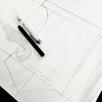 Pattern draft with drafting tools by Luzi PDPaula on Pexels