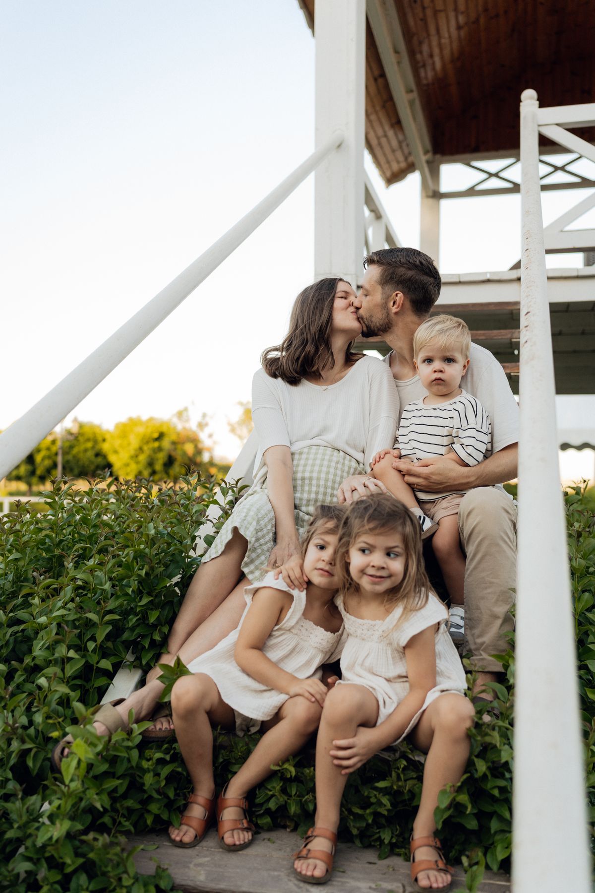 1+ In The Family Sune Leggings With Feet - Nude