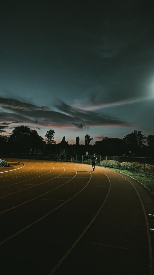 Free Running  Stock Photo