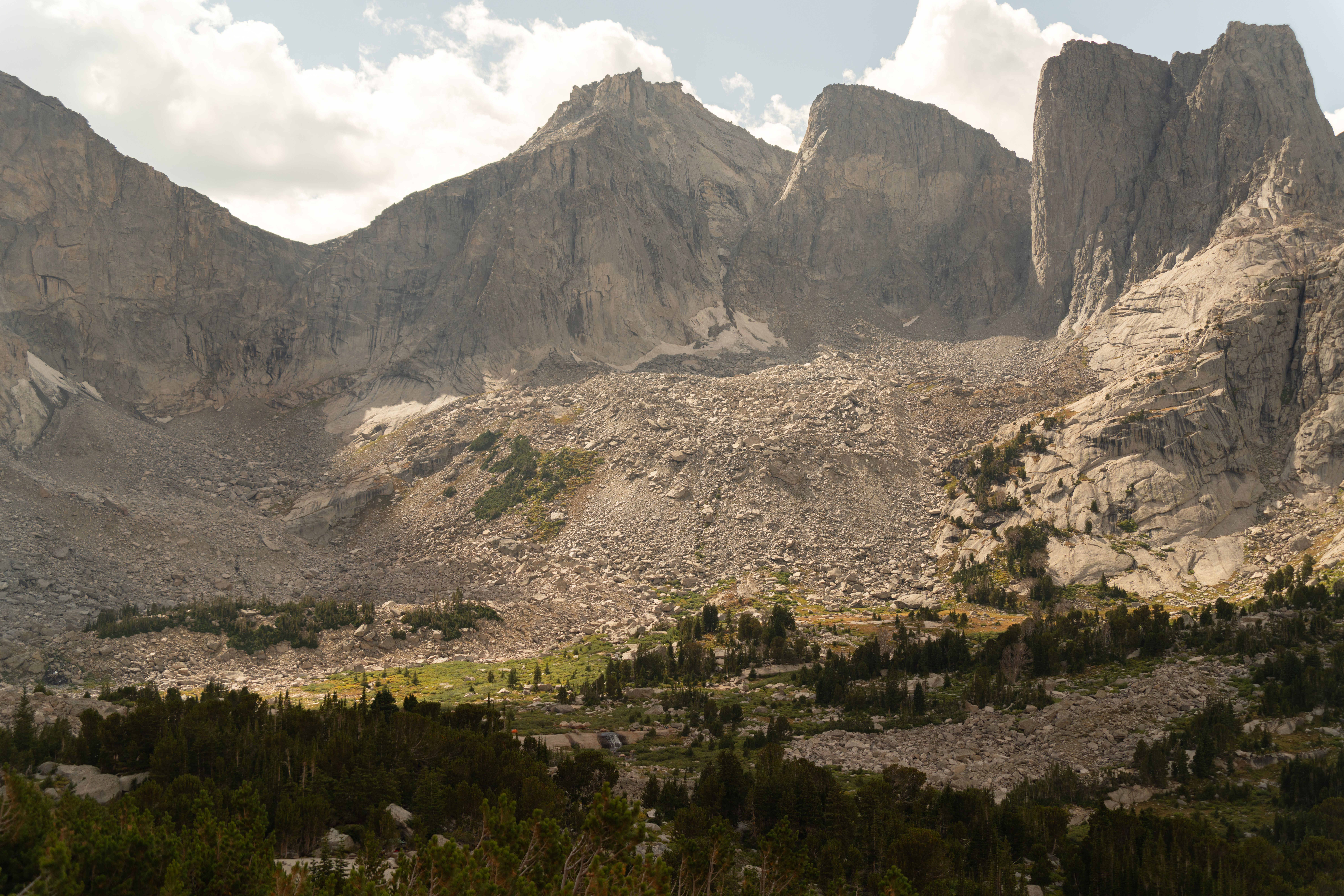 Squaretop Mountain above Green River Lakes