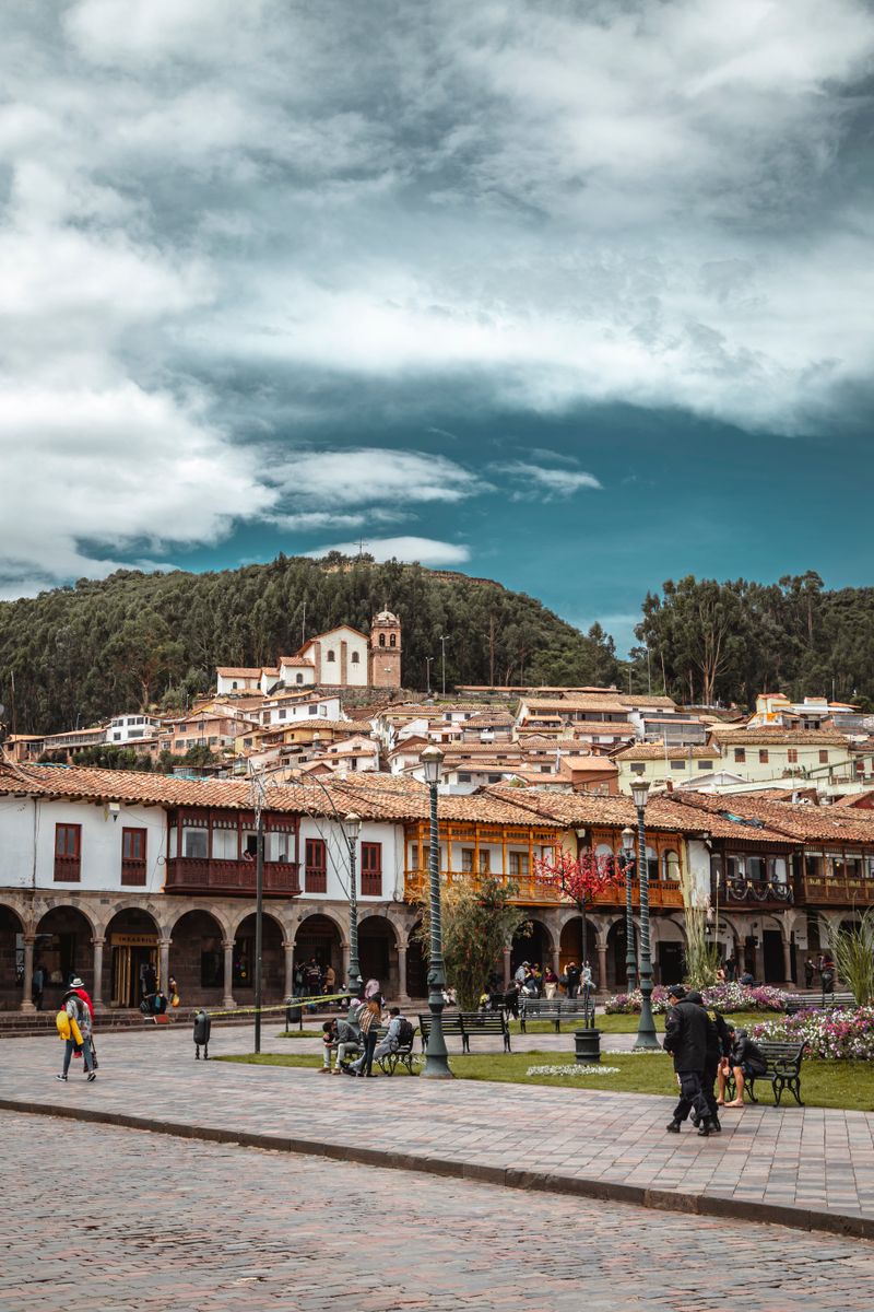 Scenic view of Plaza de Armas in Cusco, Peru