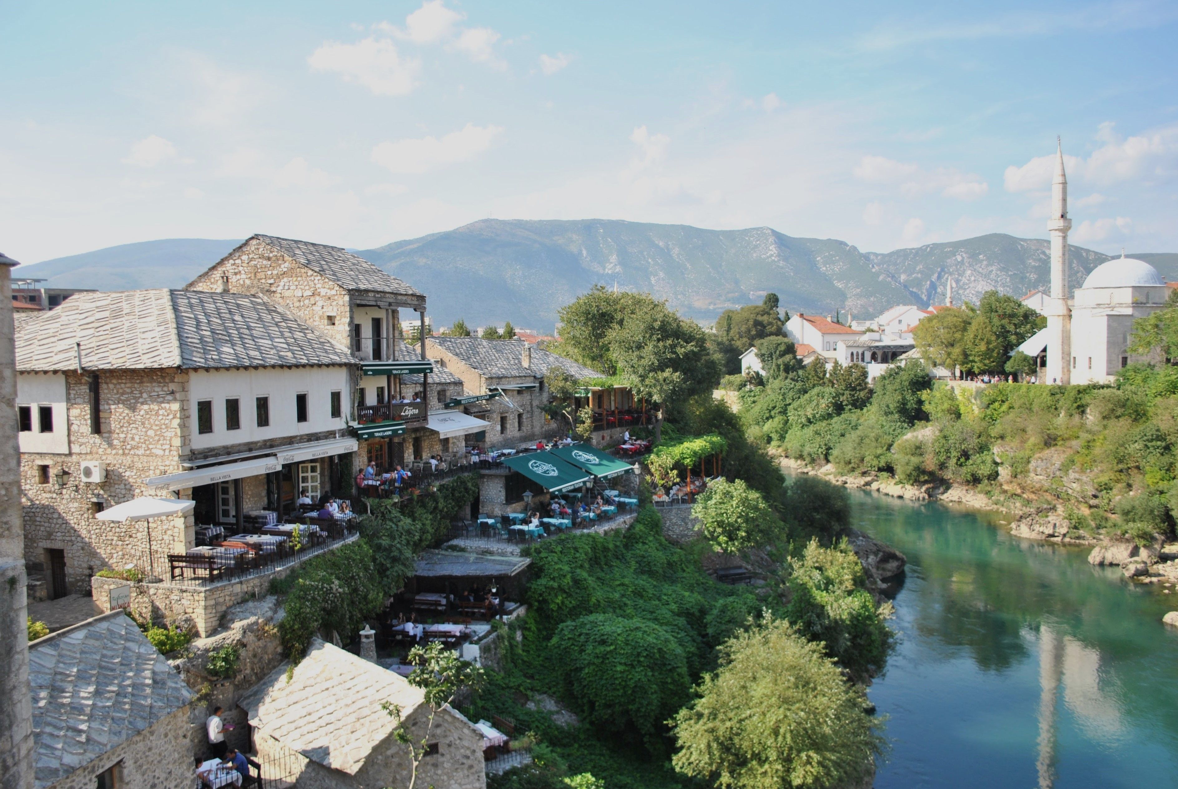 Historic Blagaj Tekke Dervish House nestled by the Buna River spring in Bosnia and Herzegovina