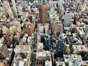 Aerial Photo of City Buildings