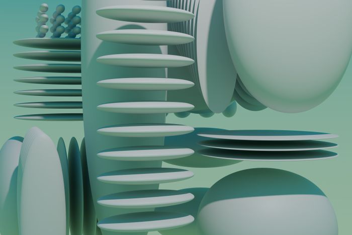 Abstract curved 3D shapes in soft neutral tones, by Steve A Johnson on Pexels