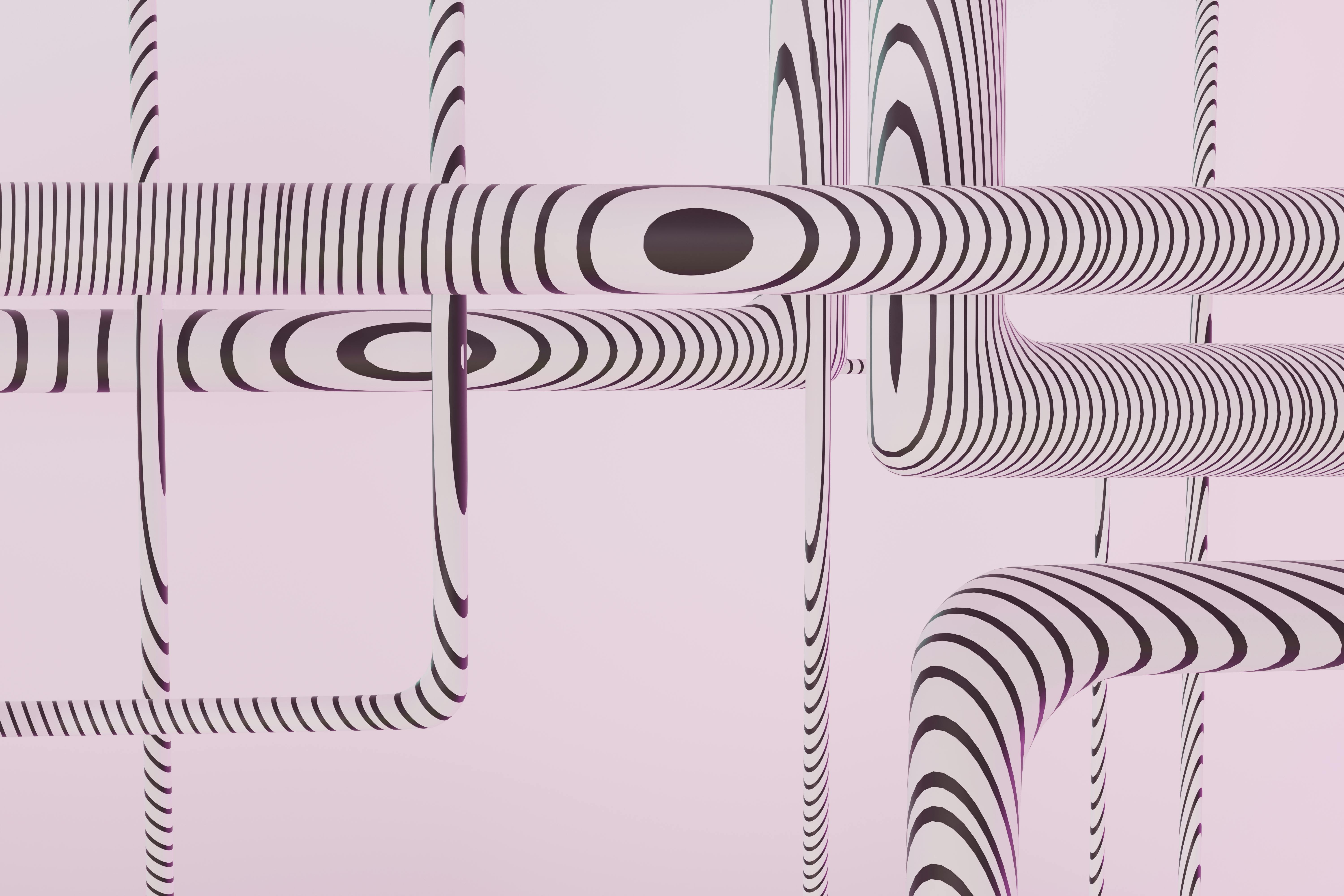 무료 곡선이 들어간 복잡한 추상 패턴으로 현대적이고 예술적인 시각적 경험을 선사합니다. 스톡 사진