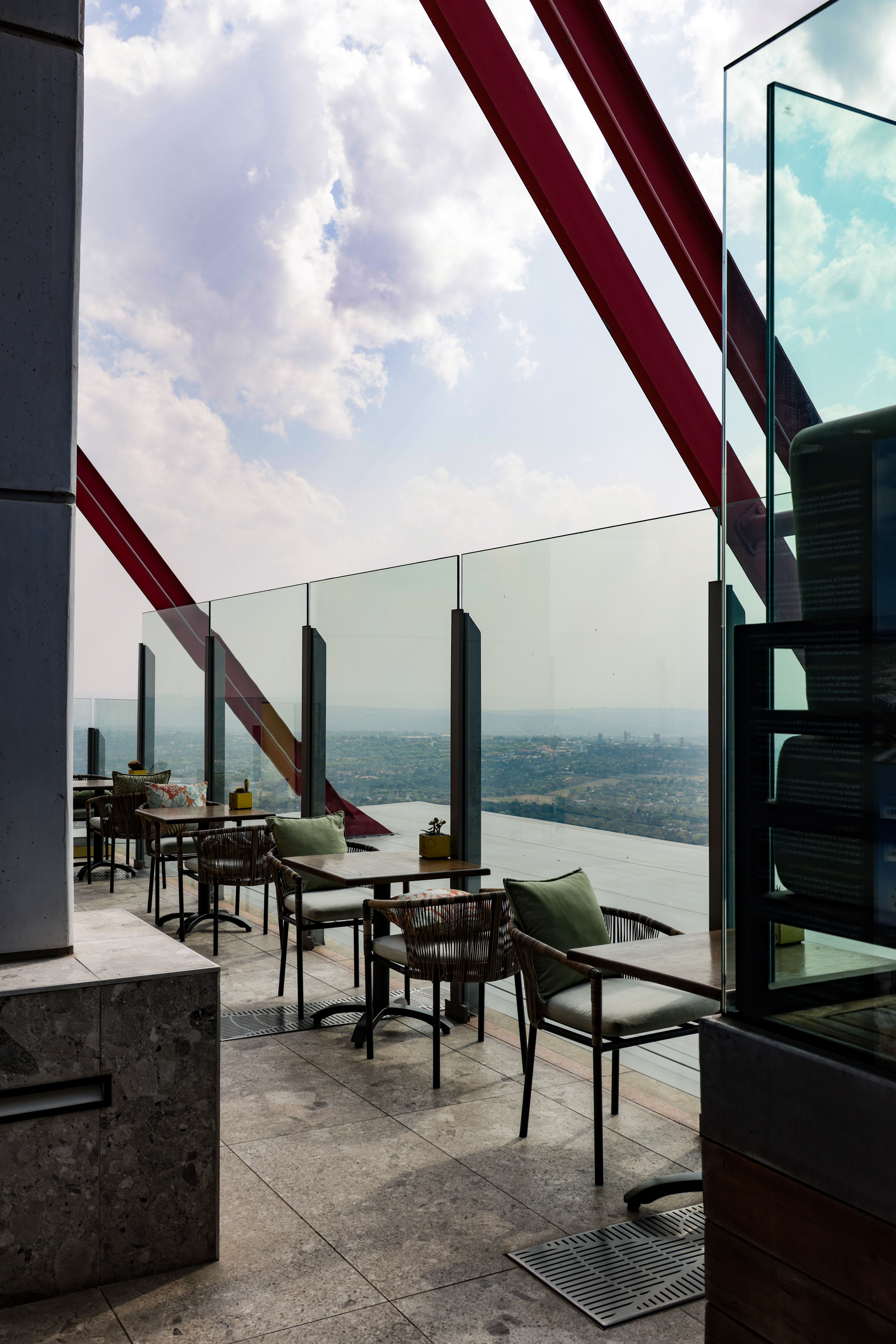 Skydeck Rooftop with Modern City View · Free Stock Photo