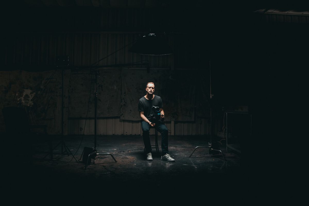 Professional product photography setup