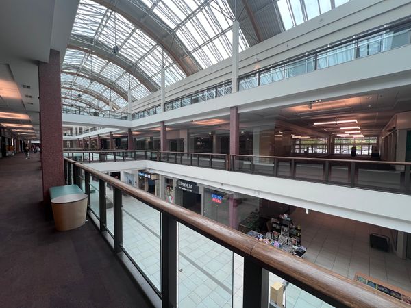 Shopping centre atrium interior — photo by Erika Browne on Pexels