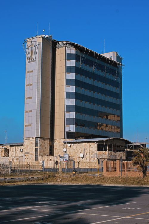 Free Striking view of a modern office building in Mbabane, Eswatini on a clear day. Stock Photo