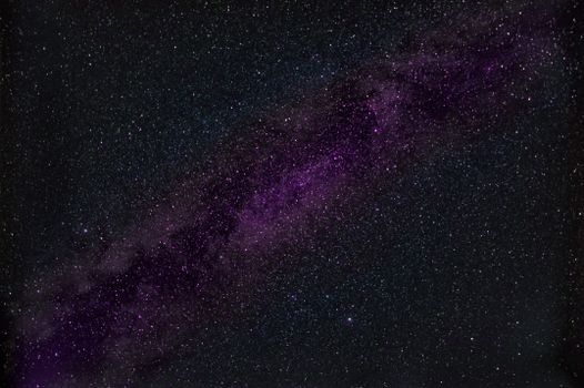 Capture of the Milky Way showing a field of stars against a dark night sky.
