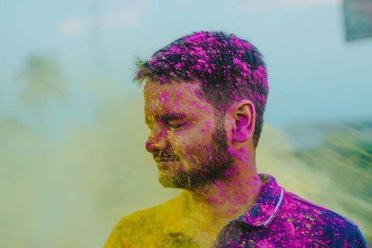 colourful portrait art