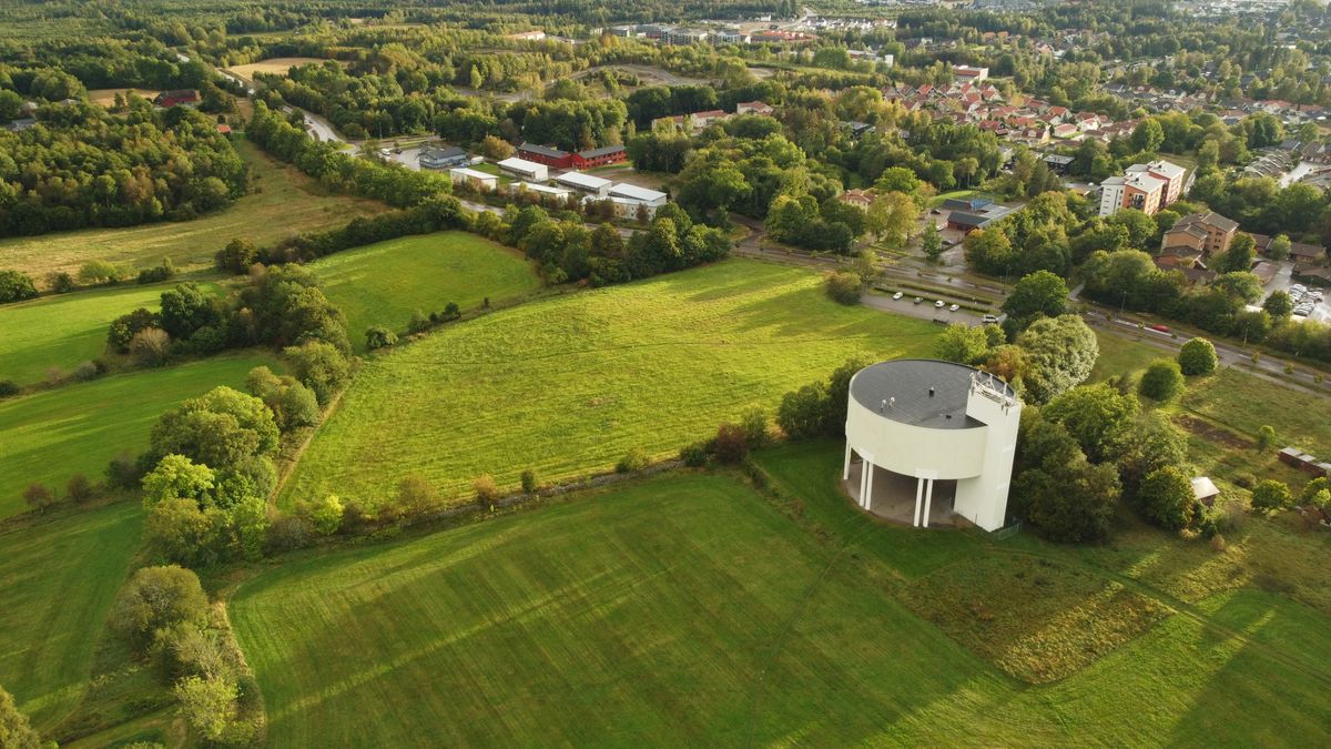 PFAS in well water rural water tower serving homes with private wells