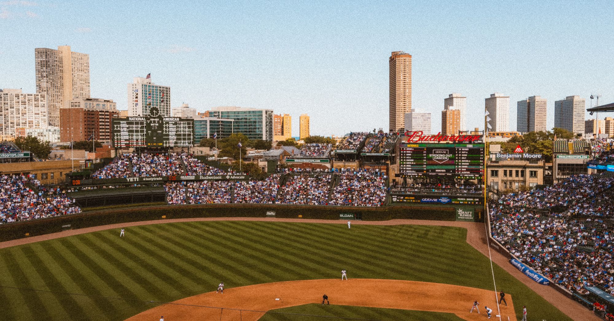 Schwarber Hits 29th Homer, a Three-Run Shot to the Second Deck