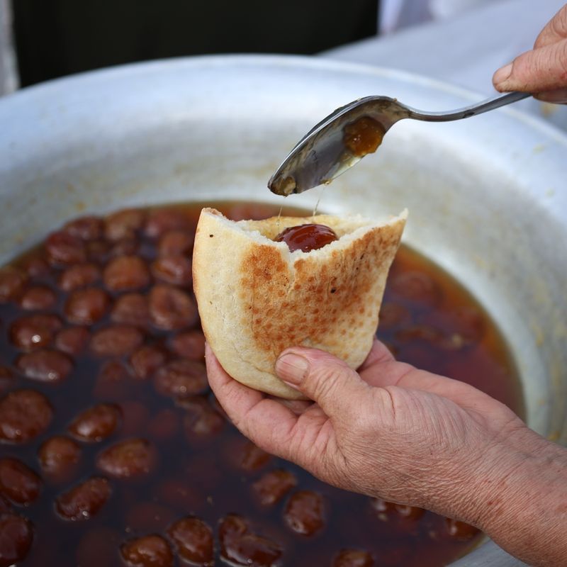 Luqaimat (Gulf Sweet Dumplings) with Date Syrup