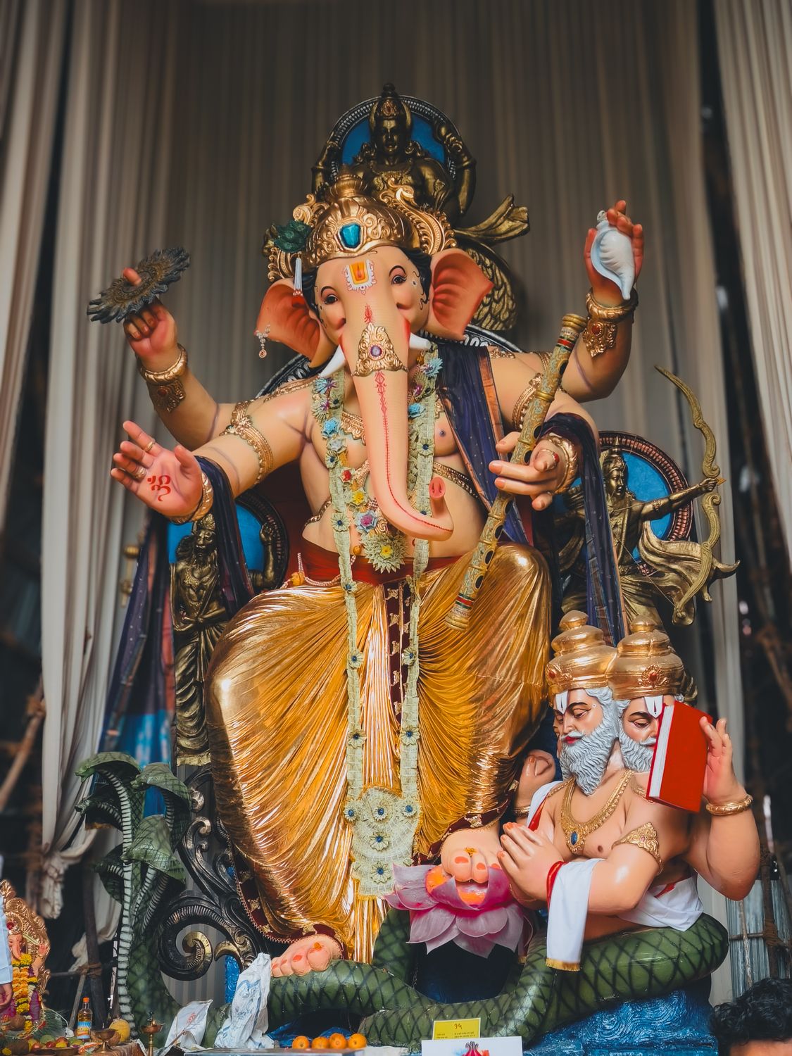 Ganesh Chaturthi Festival Idol In Mumbai Free Stock Photo Ganesh Chaturthi Festival Idol In Mumbai Free Stock Photo